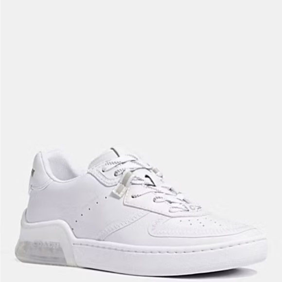 Coach Men's White Sneakers - Picture 1 of 14